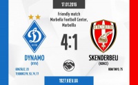 Динамівці здобувають першу перемогу в 2016 році! «Динамо» (Київ) – «Скендербеу» 4:1