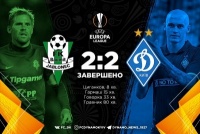 ​«Яблонєц» дає «Динамо» «на горіхи»: 2:2