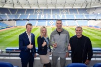 Кличко відвідав німецьку арену, яка буде домашньою для «Динамо» у ЛЄ