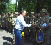 Керівництво ФФУ зустрілося з військовослужбовцями в зоні АТО