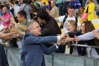 Суркіс і Сидорчук тепло привітали Луческу із 75-річчям