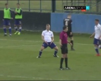 Юниор «Хайдука» повторил празднование Роналду и был удален с поля