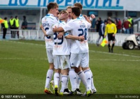 Як динамівці святкували дострокове чемпіонство України