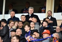 ​Петро Порошенко: «У матчі «Рома» – «Ліверпуль» серце боліло за суддівство»