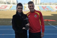 Захисник «Зірки» Андрій Бацула став автором найкрасивішого голу 2016 року