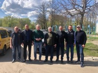 Виорали на стадіоні фашистський символ «V»: Павелко показав наслідки «русского міра» на Київщині