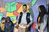 Фран Соль у школі супергероїв: легіонер «Динамо» відвідав дітей із «Охматдиту»