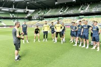 Збірна України провела передматчеве заняття перед благодійною товариською зустріччю против збірної Німеччини