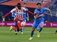 «Црвена Звезда» приїхала на спаринг із «Зенітом» - на трибунах були банери з Z-символікою