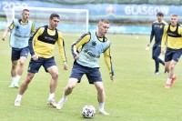 Збірна України провела останнє тренування перед вильотом до Риму