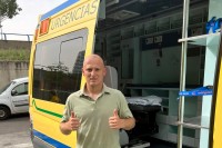 Зозуля з допомогою екс-кіпера «Динамо» придбав автомобіль швидкої для воїнів 