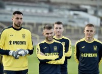 Збірна України прибула до Праги та провела перше тренування