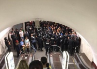 У київському метро затримали групу ультрас