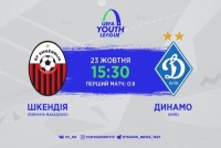 Юнацька Ліга УЄФА. «Шкендія» U-19 - «Динамо» U-19: стартові склади команд. ОНЛАЙН 