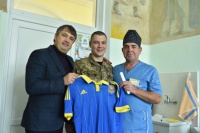 ФФУ привітала бійців АТО з Новим роком