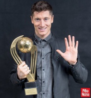 Левандовскі вп'яте поспіль визнаний кращим футболістом Польщі