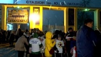 Діти-учасники акції «Мій тато - Герой» не змогли вивести футболістів на матч «Десна» - «Динамо»