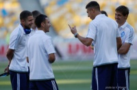 Хачеріді і Рибалка відвідали матч «Динамо» проти «Олімпіка»