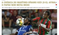 Без страху проти команди з іншими фінансовими аргументами. Португальська преса – про матч «Марітіму» і «Динамо»