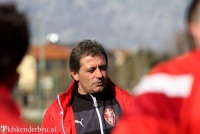 Передматчева прес-конференція наставника «Скендербеу»