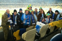 Поранені воїни АТО відвідали матч «Динамо» - «Лаціо» на запрошення Ігоря Суркіса