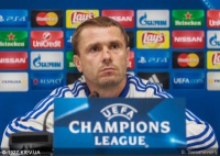 Післяматчева прес-конференція Сергія Реброва