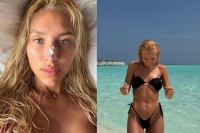 Наречена футболіста «Динамо» вразила фантастичною фігурою