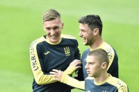 Збірна України провела тренування на «Хемпден Парк», де гратиме зі Швецією