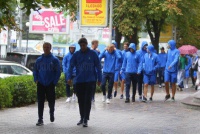 Динамівці прогулялися Дніпром перед матчем зі «Сталлю»