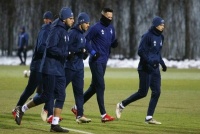 Тренування «Динамо» перед матчем з АЕКом