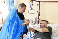 Сергій Ребров: «Для мене честь - відвідувати та підтримувати поранених українських воїнів»