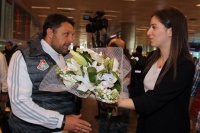 ​«Локомотив» у Стамбулі зустрічали квітами