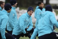 Тренування «біло-синіх» в Ужгороді напередодні гри з «Минаєм»