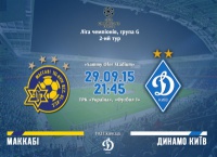 Про трансляцію матчу Ліги чемпіонів «Маккабі» - «Динамо»