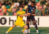 Родрігес сфотографувався з українським прапором після переможного матчу збірної Люксембургу в Лізі націй