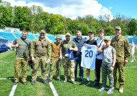 Захисники України на запрошення «Динамо» відвідали матч проти «Чорноморця»