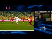 УПЛ | Чемпионат Украины по футболу 2021 | Динамо - Минай - просмотр VAR: кто ударил мяч