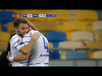Динамо - Рух - 3:0. Видео гола Караваева (90`)