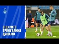 Тренування на Фолькспаркштадіоні напередодні матчу Ліги Європи